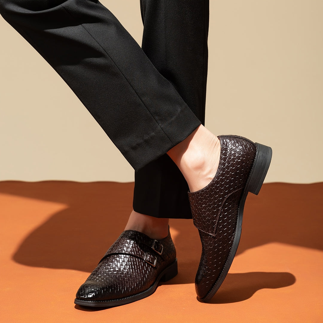 NATHANIEL PIERCE DOUBLE MONK STRAP LOAFERS