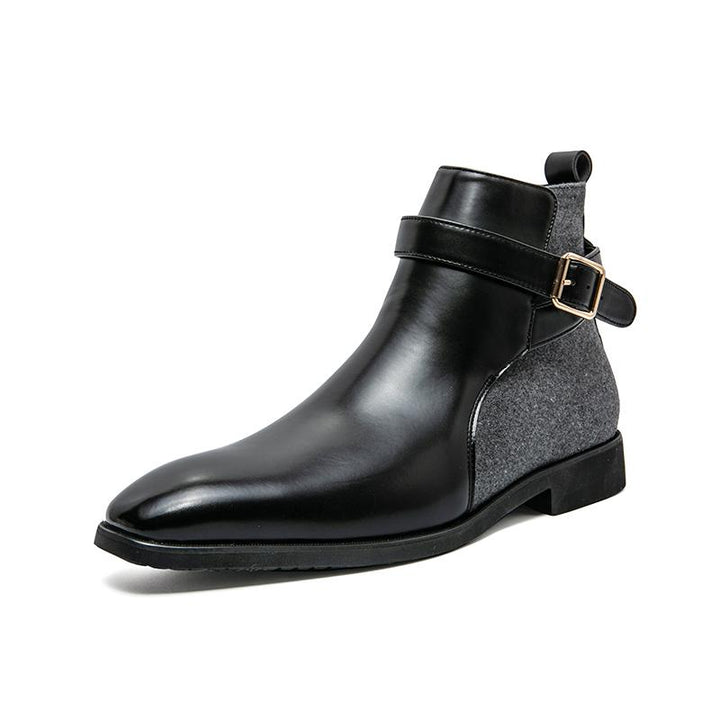 CHARLES HARRINGTON HARNESS LEATHER BOOTS