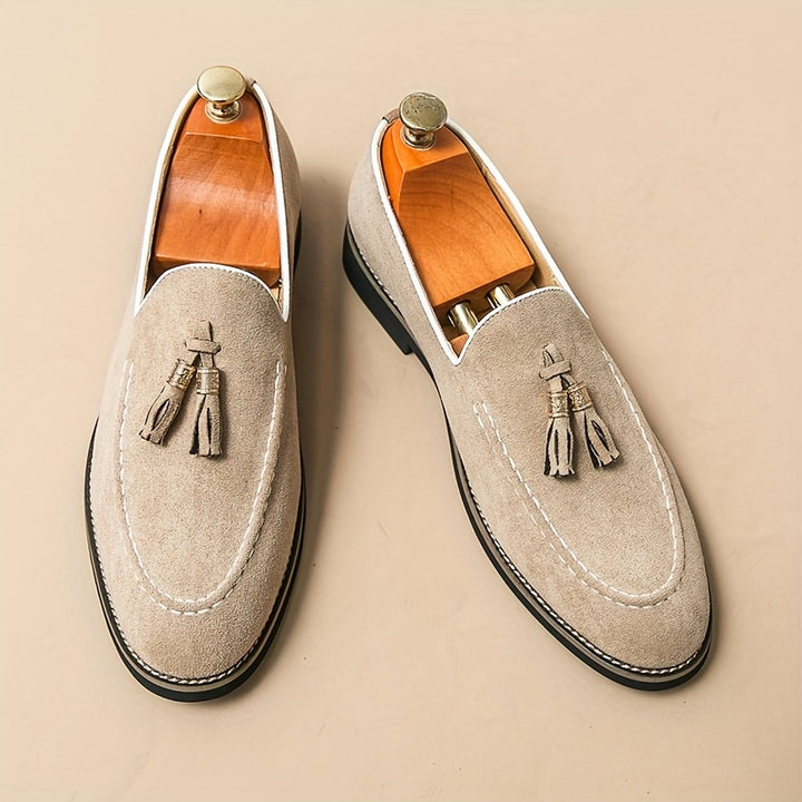 PHILIPPE KLEIN SUEDE LOAFERS