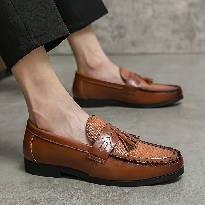 HERVÉ KÜHN LEATHER LOAFERS