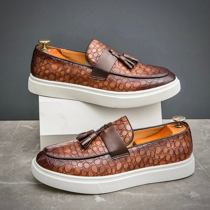 ARTHUR SINCLAIR LEATHER LOAFERS