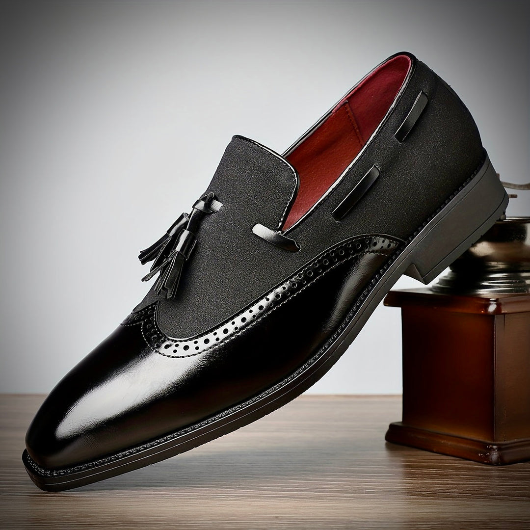 NICOLAS SCHMIDT LEATHER LOAFERS