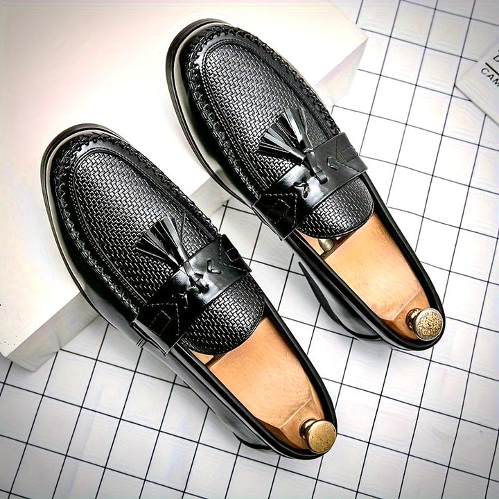 HERVÉ KÜHN LEATHER LOAFERS