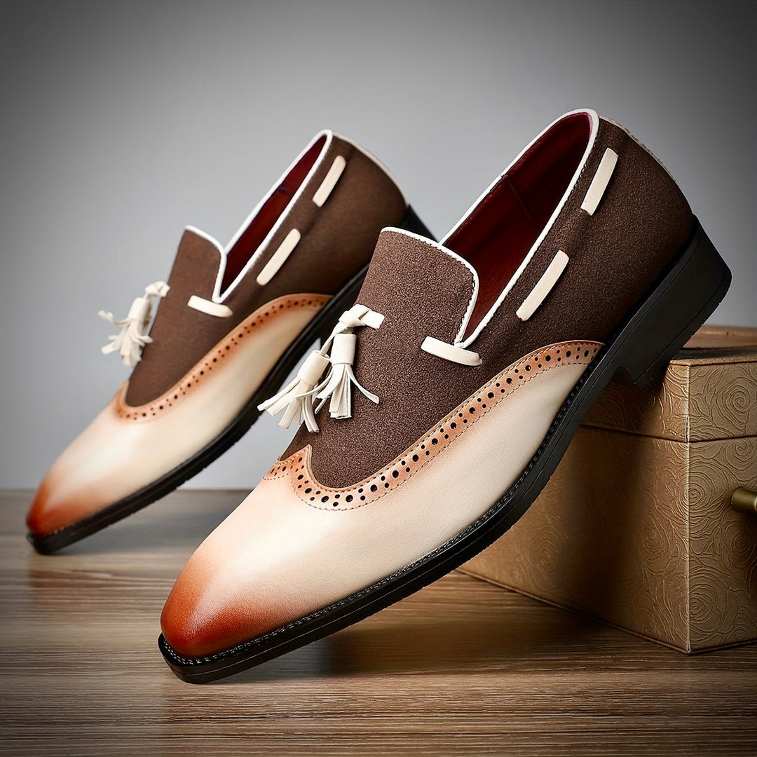 NICOLAS SCHMIDT LEATHER LOAFERS