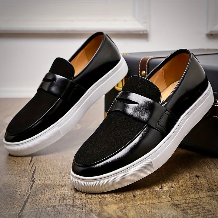 THEO LAURENT LEATHER LOAFERS