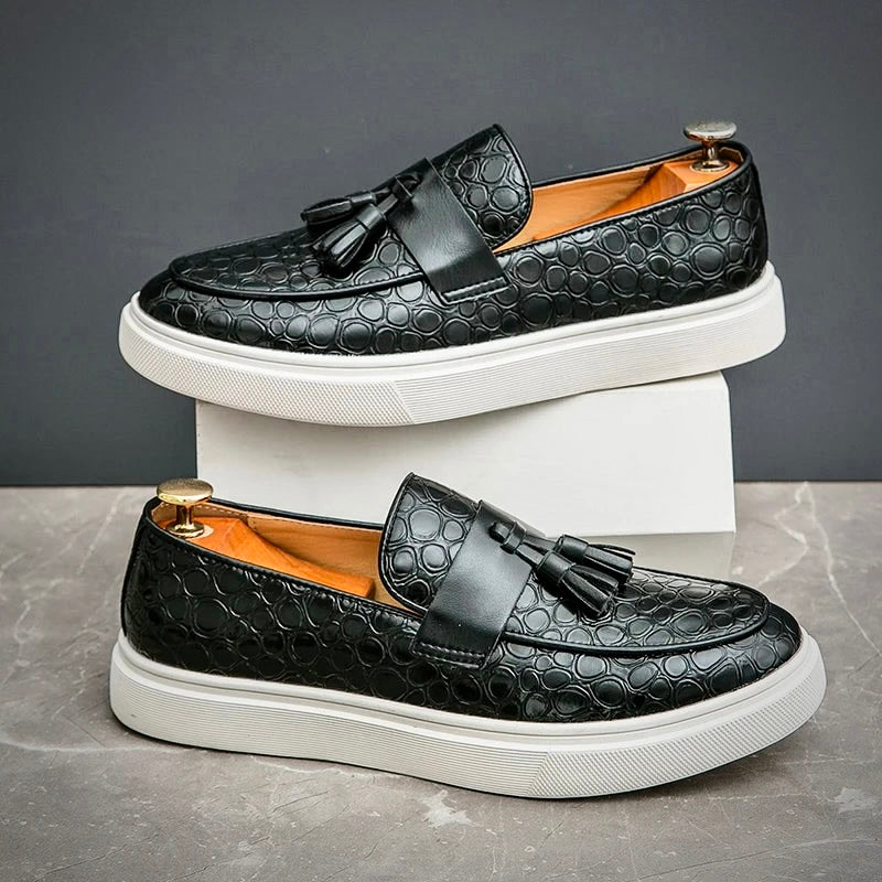 ARTHUR SINCLAIR LEATHER LOAFERS