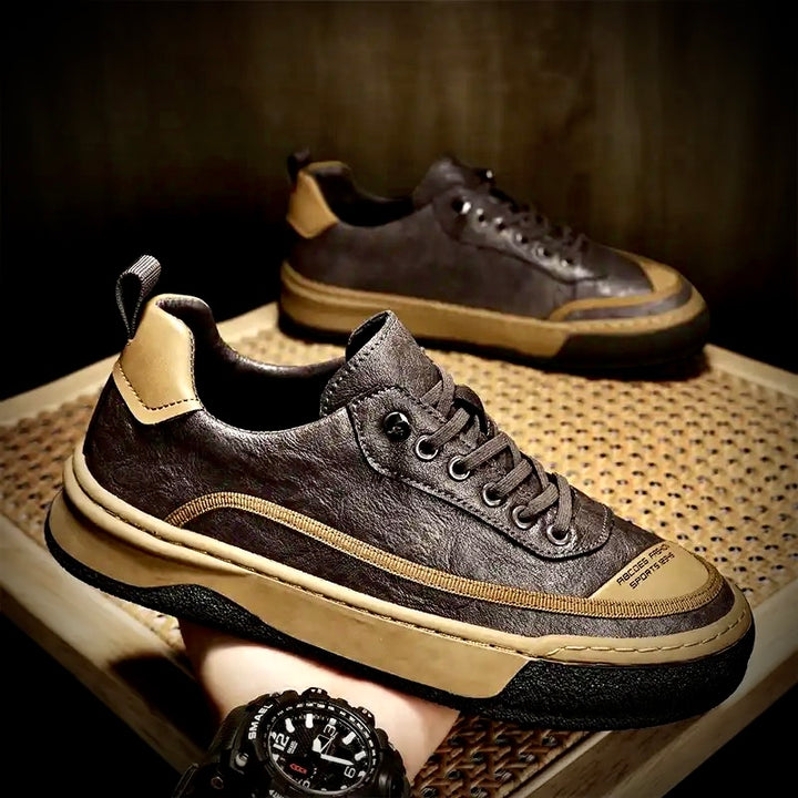 VERIDIAN BRITISH LEATHER SNEAKERS