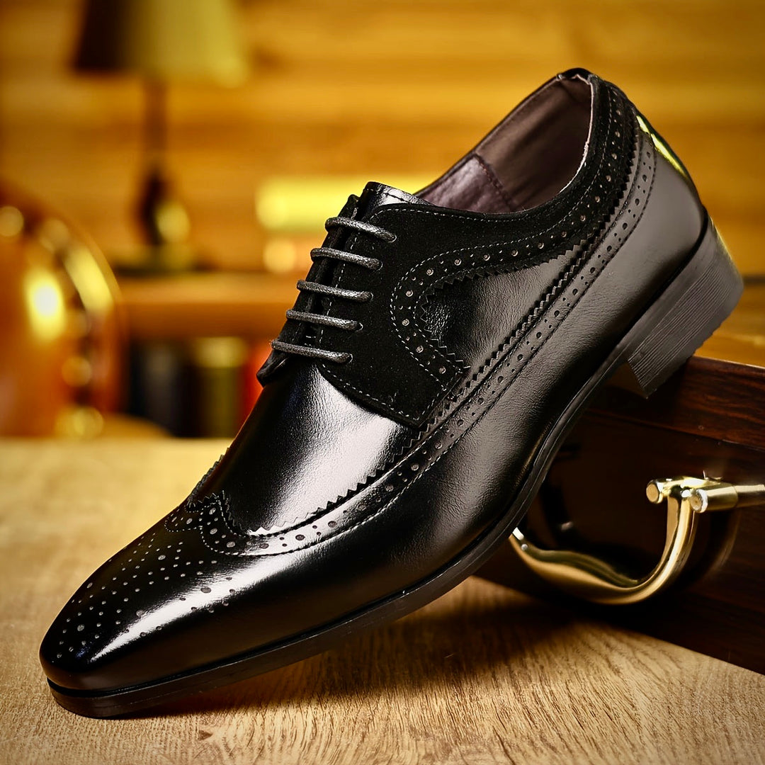 ALEXANDER PRESCOTT LEATHER DRESS SHOES