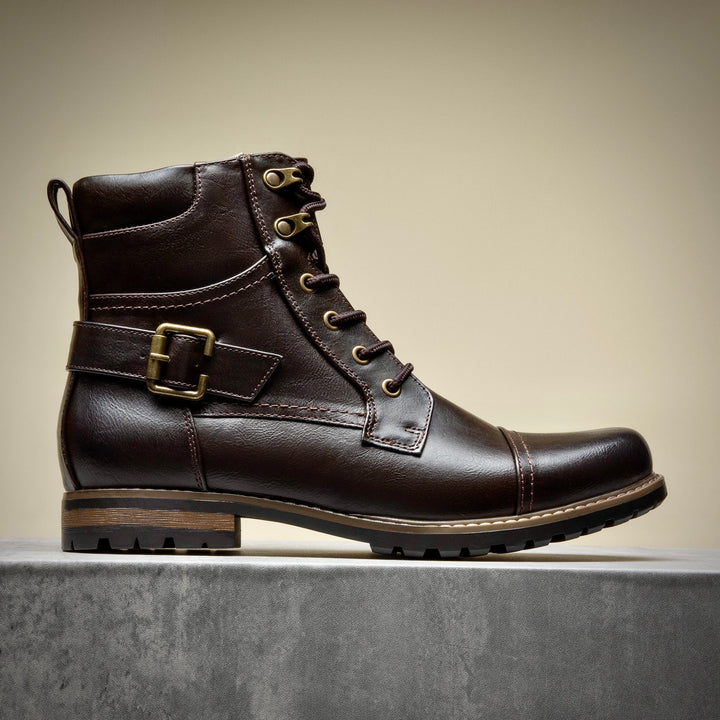 ELIJAH PRESCOTT OXFORD LEATHER BOOTS