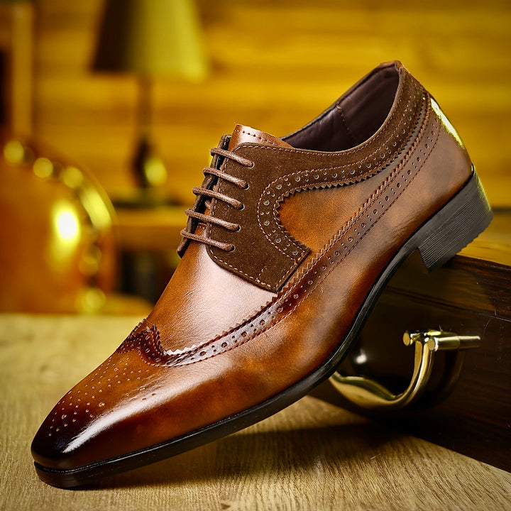 ALEXANDER PRESCOTT LEATHER DRESS SHOES