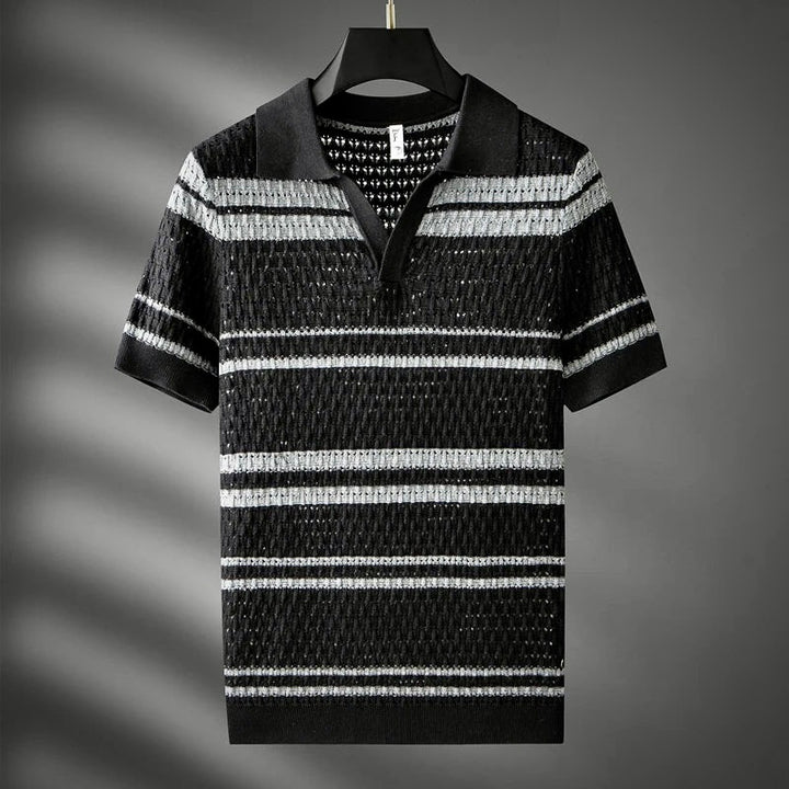 PAOLO GRECO KNITTED POLO SHIRT