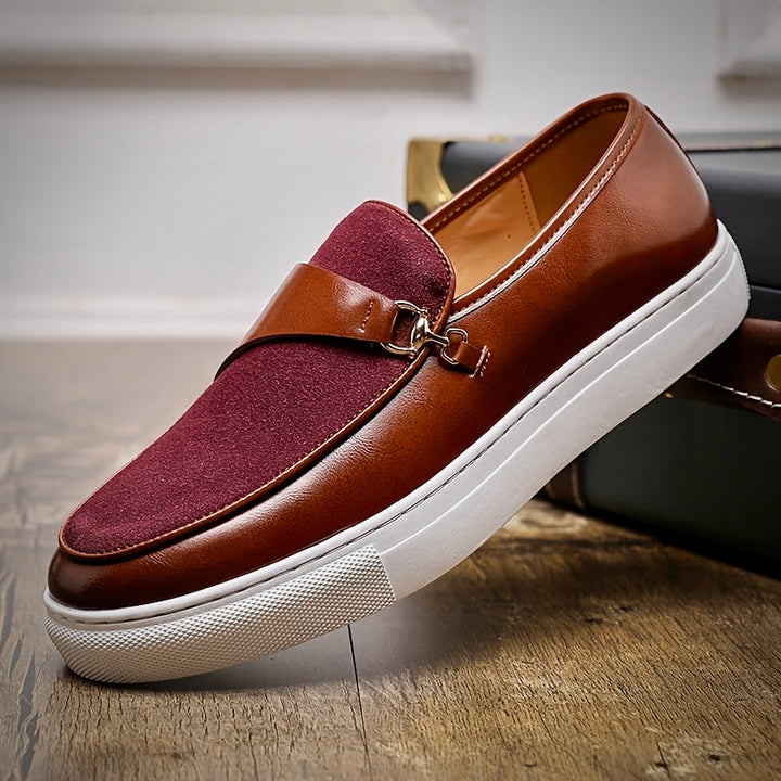 HENRY BLACKWOOD LEATHER LOAFERS