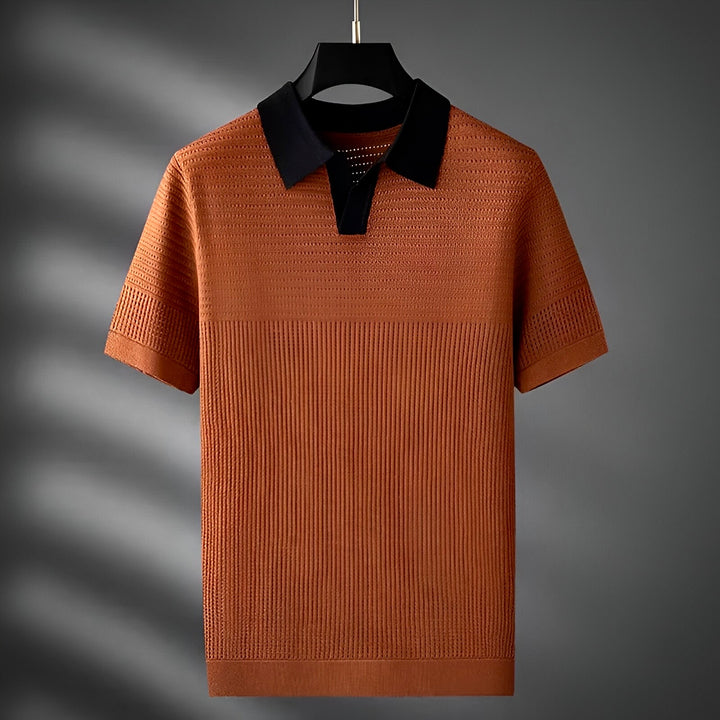 GIORGIO PARISI KNITTED POLO SHIRT