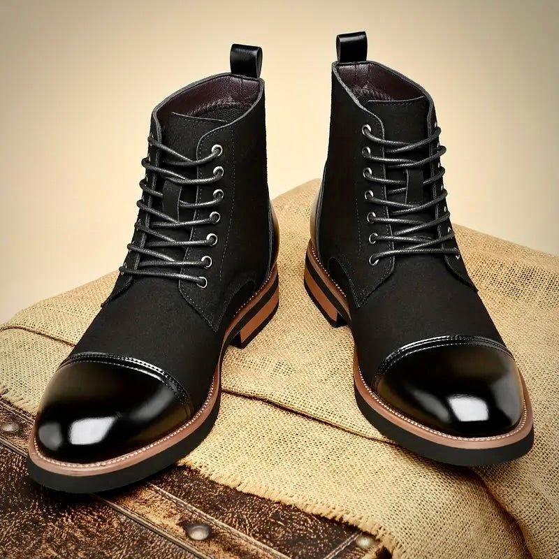 OLIVER ASHFORD OXFORD LEATHER BOOTS