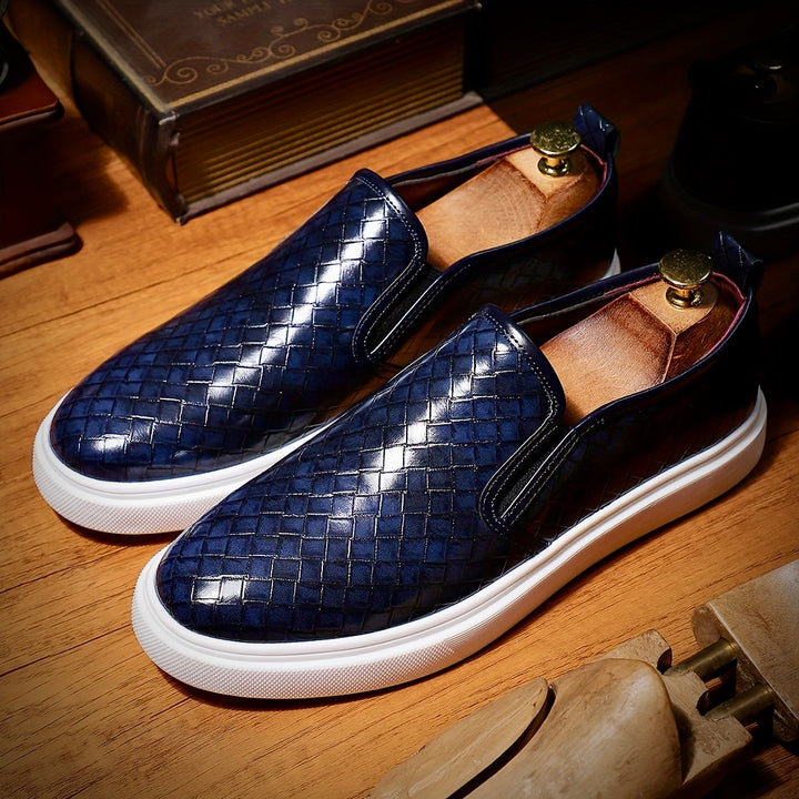 PASCAL GRAF LEATHER LOAFERS