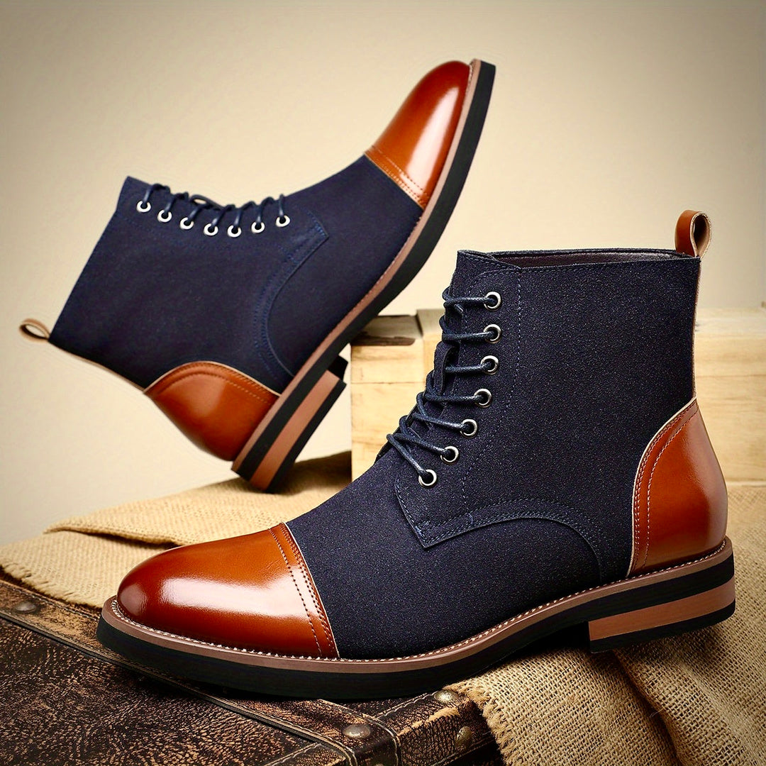 OLIVER ASHFORD OXFORD LEATHER BOOTS