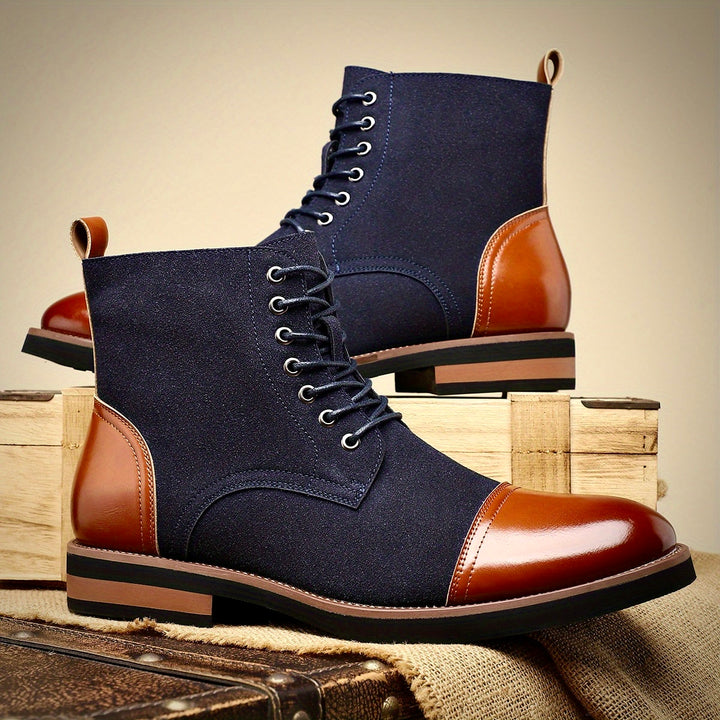 OLIVER ASHFORD OXFORD LEATHER BOOTS