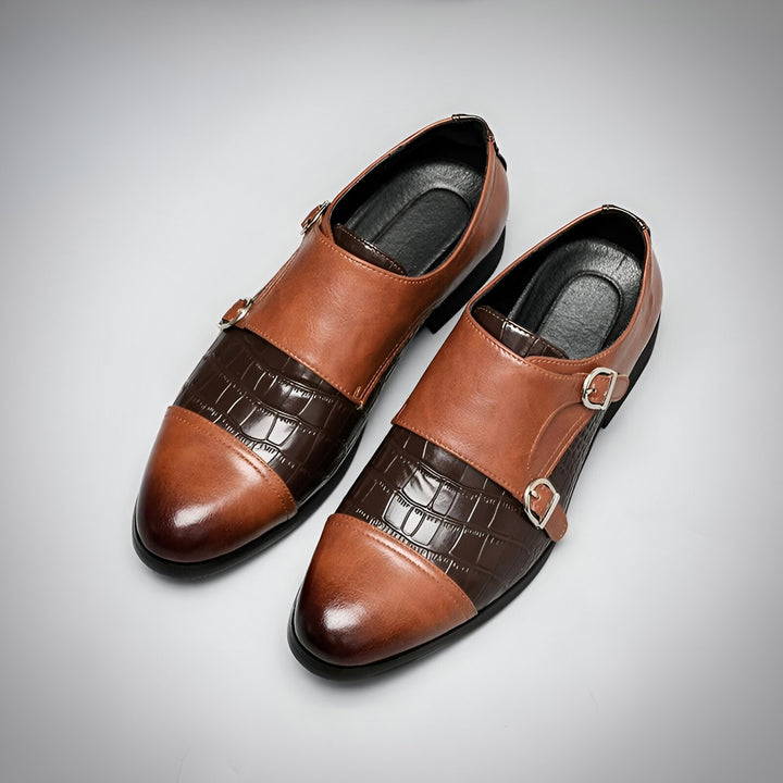 PHILIPPE RENAUD LEATHER DRESS SHOES