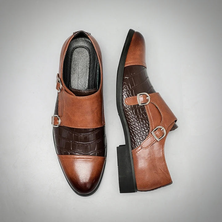 PHILIPPE RENAUD LEATHER DRESS SHOES