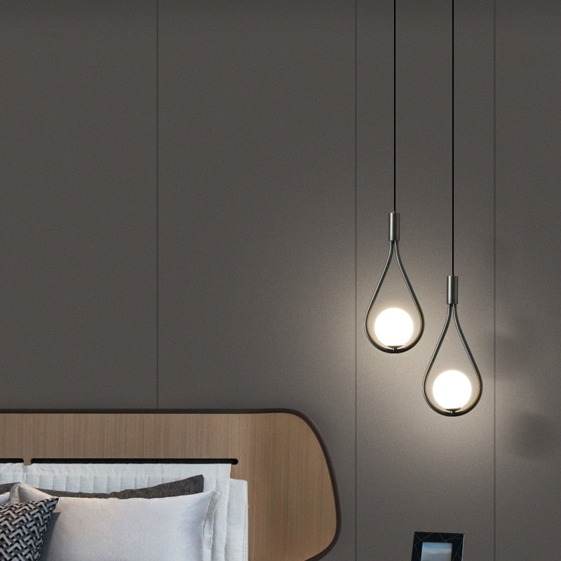 Exquisite Nordic Glass Light Ball Pendant