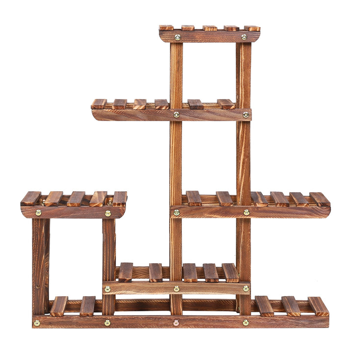 "CHISANA MTSUNOKI" - Multi-Tiered Pine wood Plant Stand