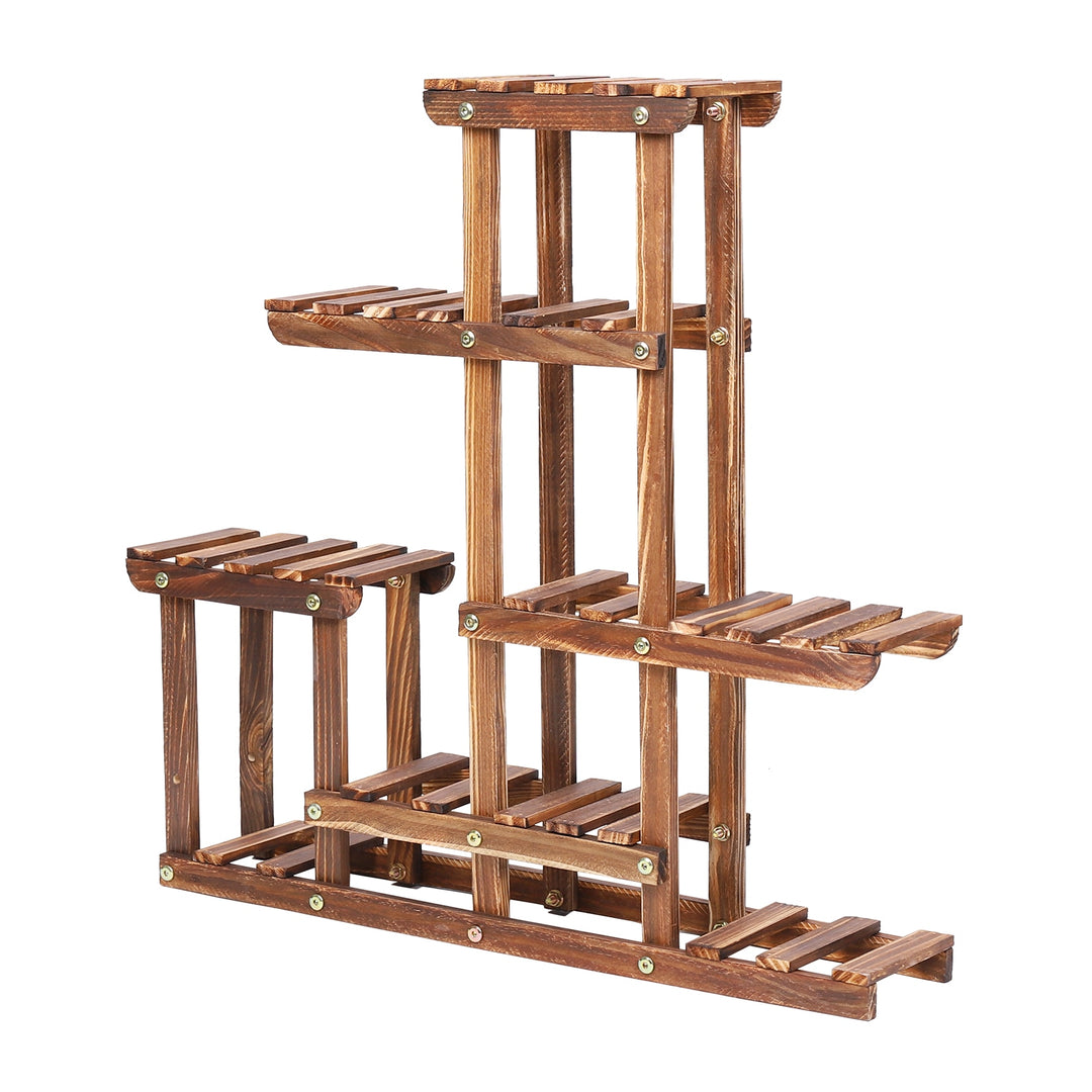 "CHISANA MTSUNOKI" - Multi-Tiered Pine wood Plant Stand