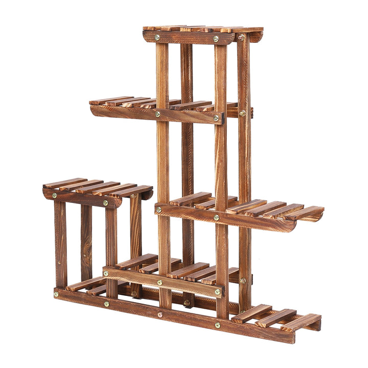 "CHISANA MTSUNOKI" - Multi-Tiered Pine wood Plant Stand