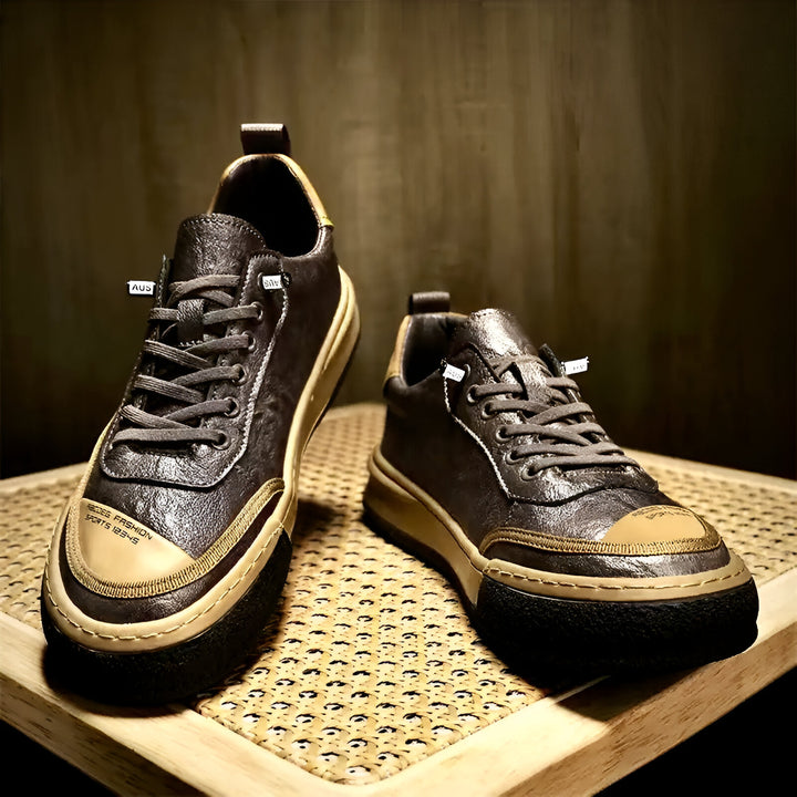 VERIDIAN BRITISH LEATHER SNEAKERS