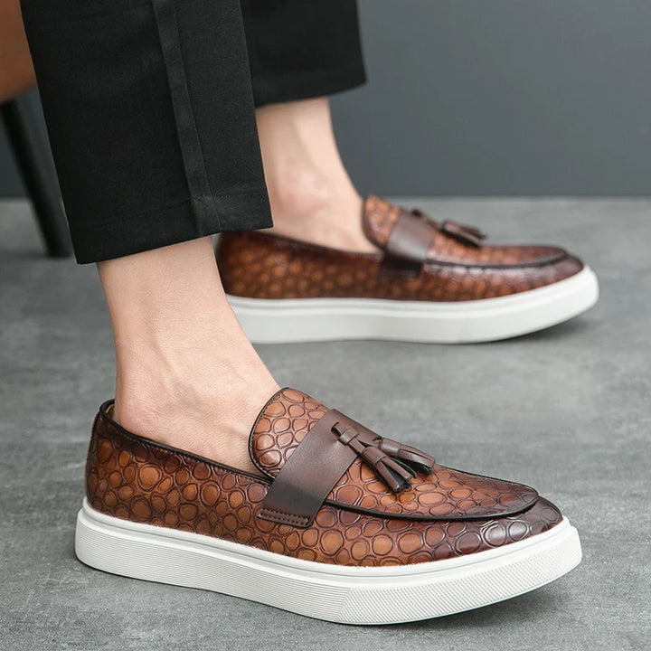 ARTHUR SINCLAIR LEATHER LOAFERS