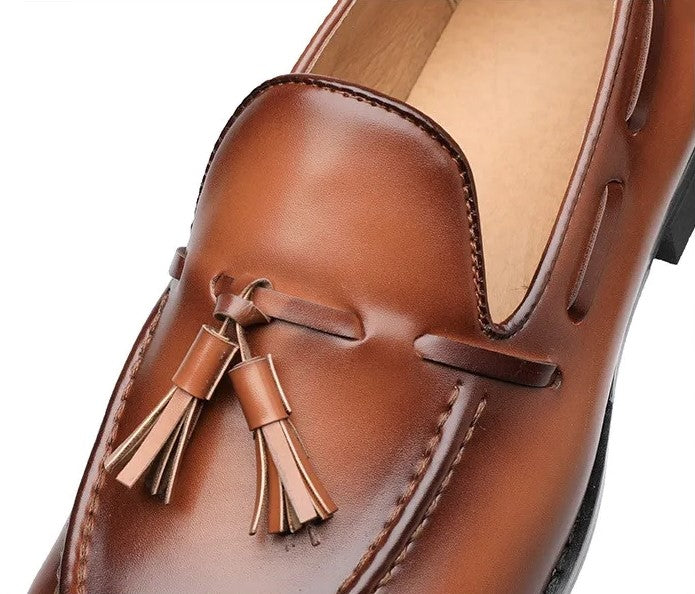 ROBERTO KOCH LEATHER LOAFERS