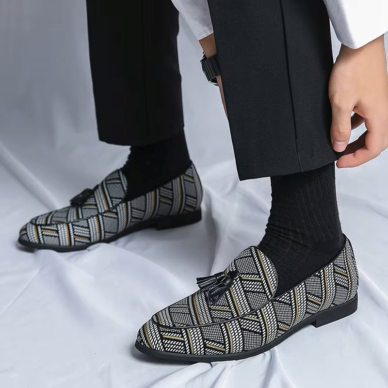 RAPHAEL DUVAL LEATHER LOAFERS