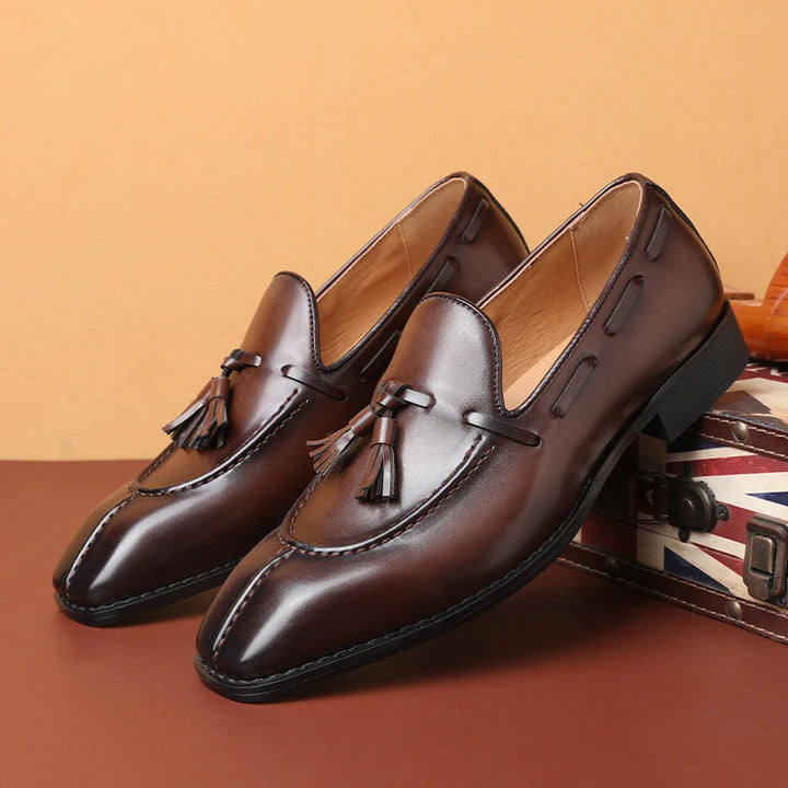 ROBERTO KOCH LEATHER LOAFERS