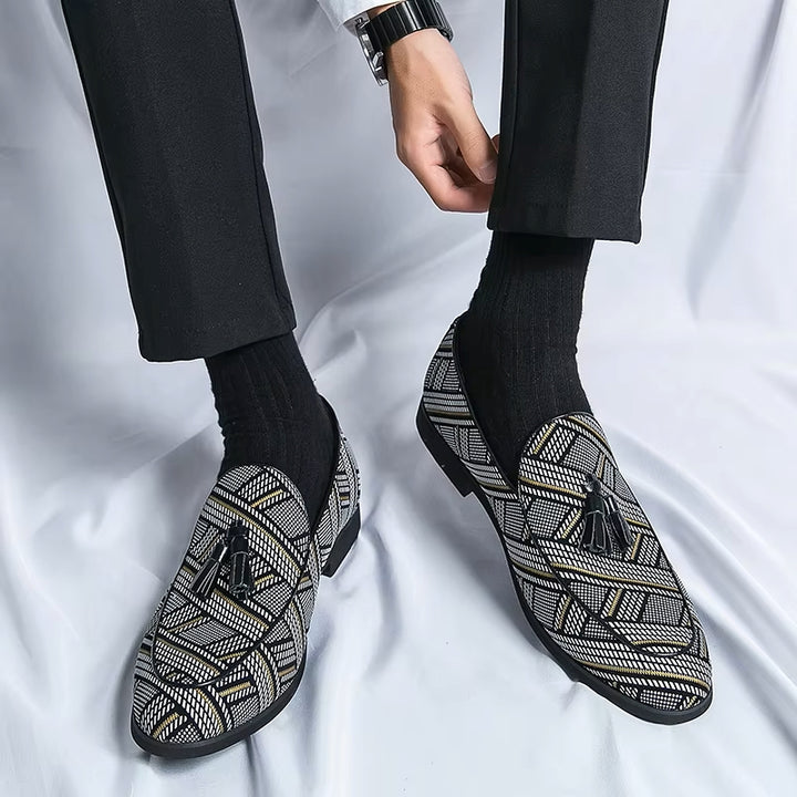 RAPHAEL DUVAL LEATHER LOAFERS