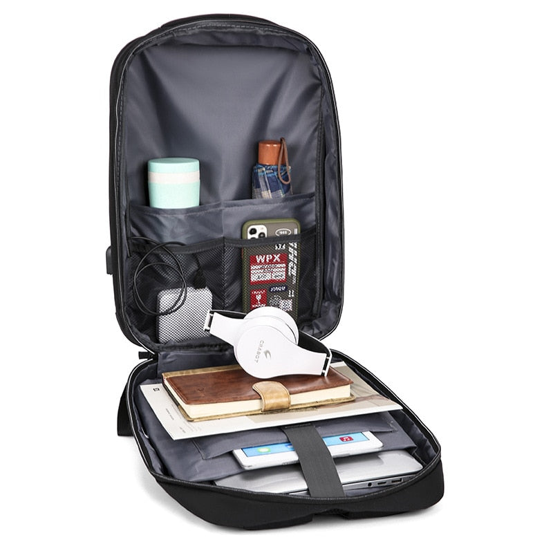 Hard Shell Backpack Material Waterproof Multifunction Hard Shell Backpack+Usb Charging – GENESISCO