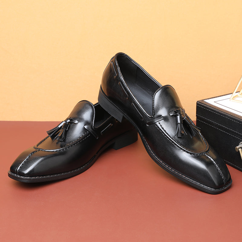 ROBERTO KOCH LEATHER LOAFERS