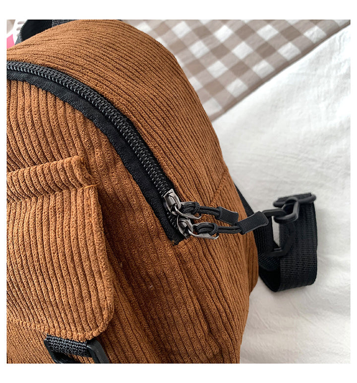 "COMPATTE" - Cordroy Mini Backpack