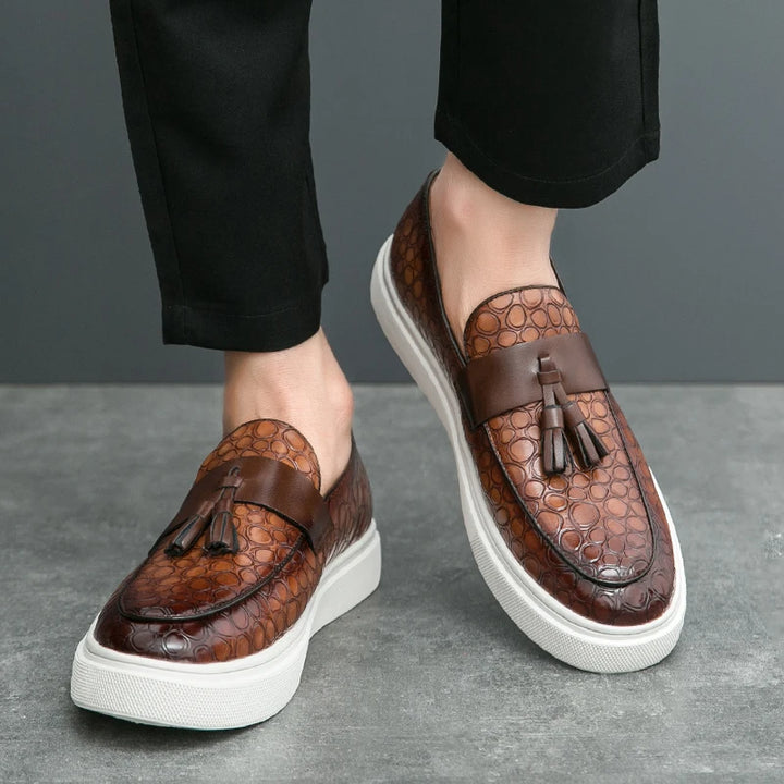 ARTHUR SINCLAIR LEATHER LOAFERS