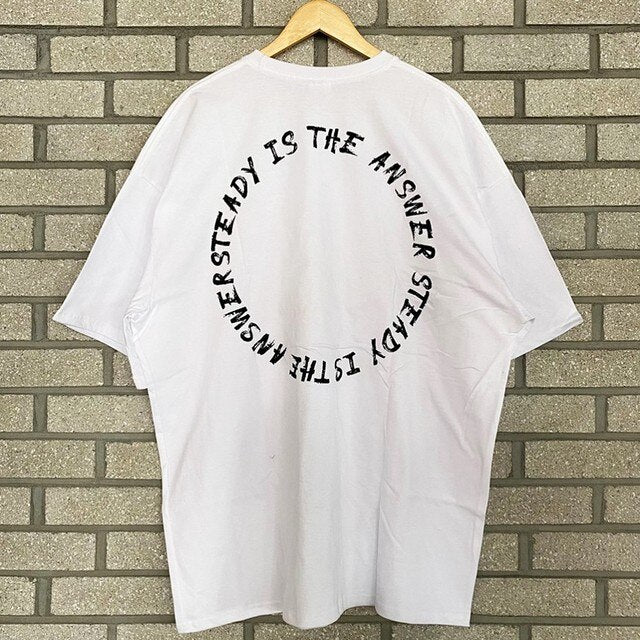 "STEADY IS THE ANSWER" - Training OVERSIZED T-shirt