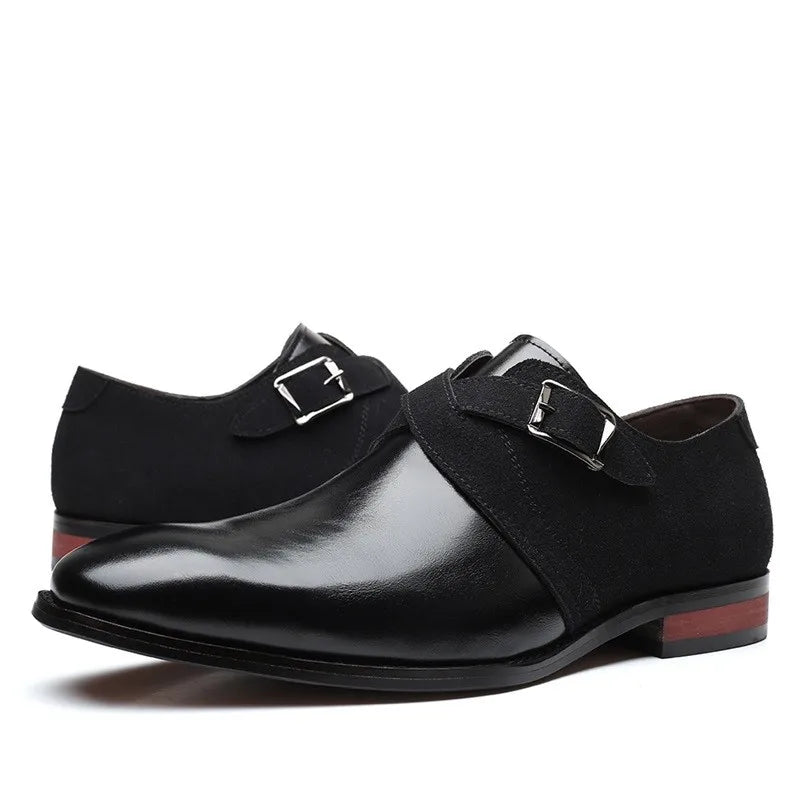 LUCA MANCINI LEATHER DRESS SHOES