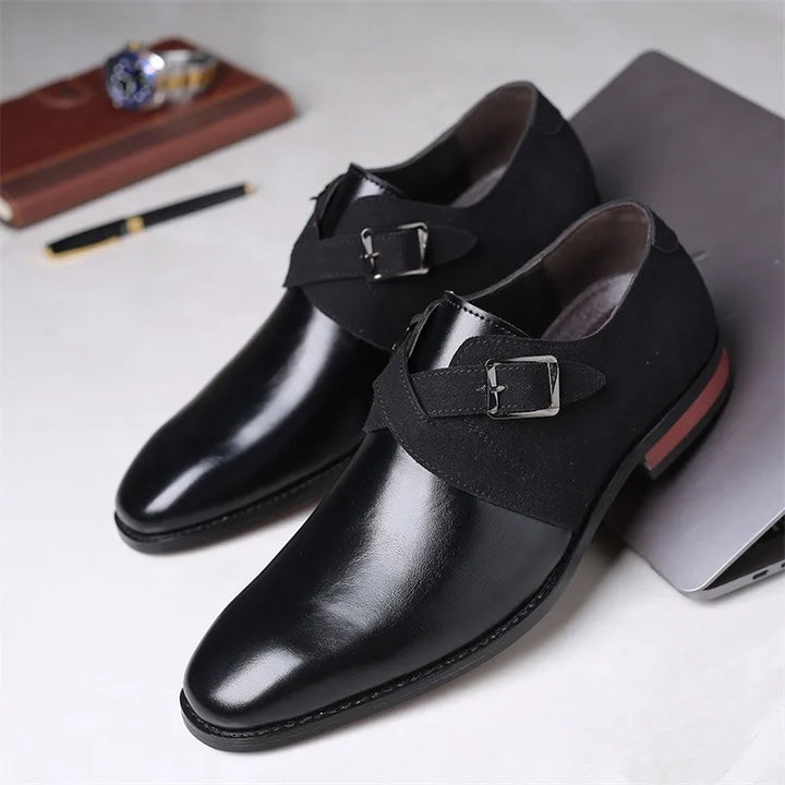 LUCA MANCINI LEATHER DRESS SHOES