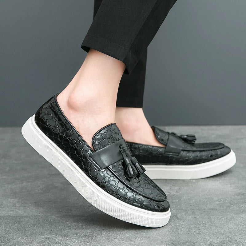 ARTHUR SINCLAIR LEATHER LOAFERS