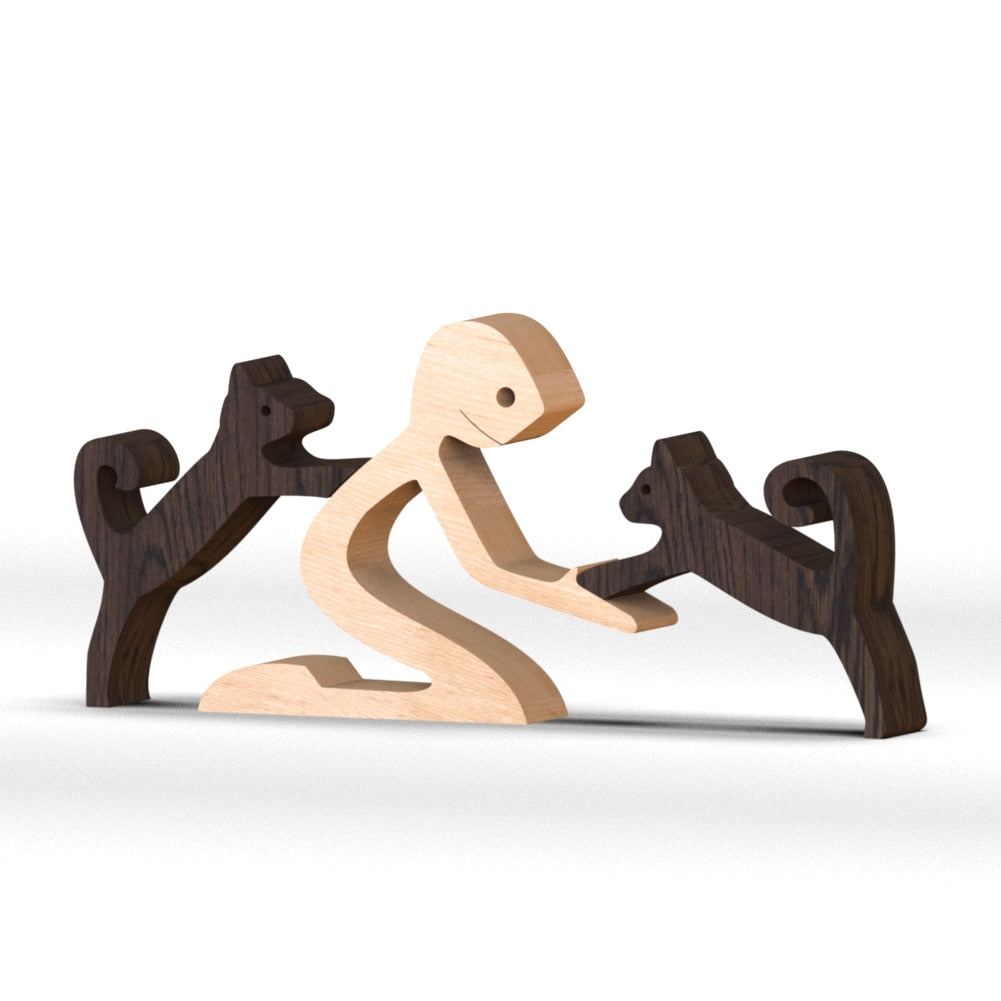 "EMBRACE" Wood Art - Home Decoration