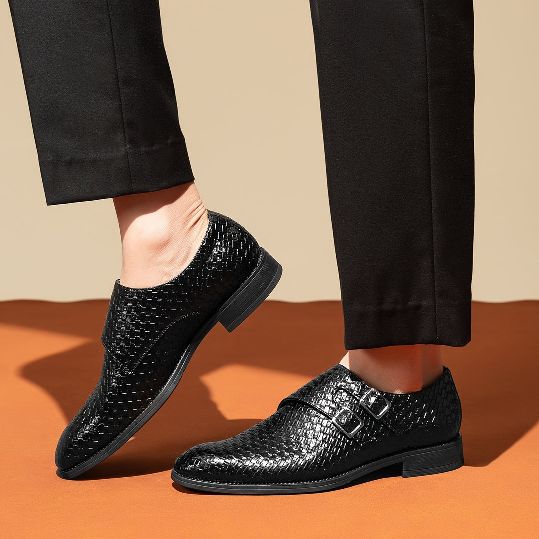 NATHANIEL PIERCE DOUBLE MONK STRAP LOAFERS