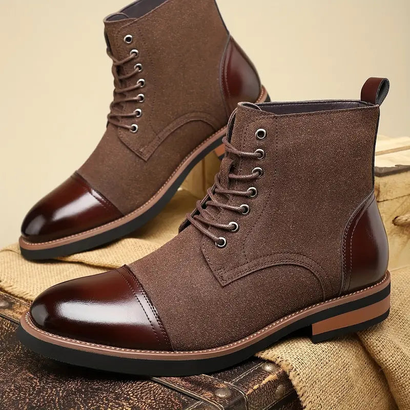 OLIVER ASHFORD OXFORD LEATHER BOOTS