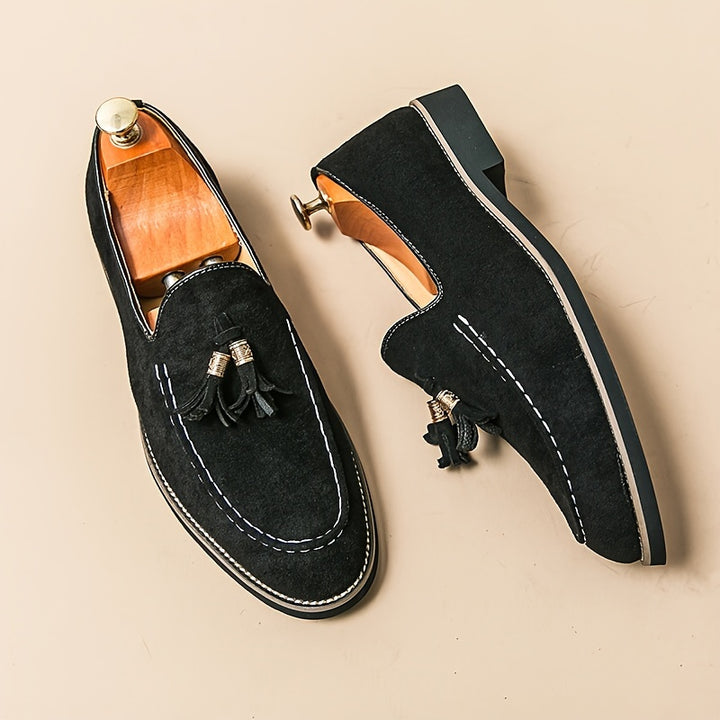 PHILIPPE KLEIN SUEDE LOAFERS