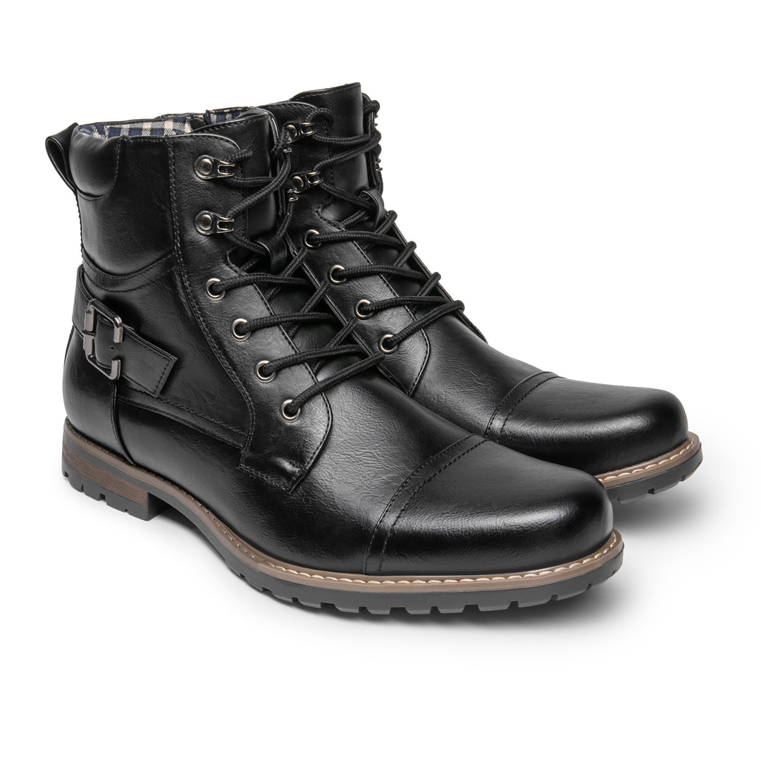 ELIJAH PRESCOTT OXFORD LEATHER BOOTS