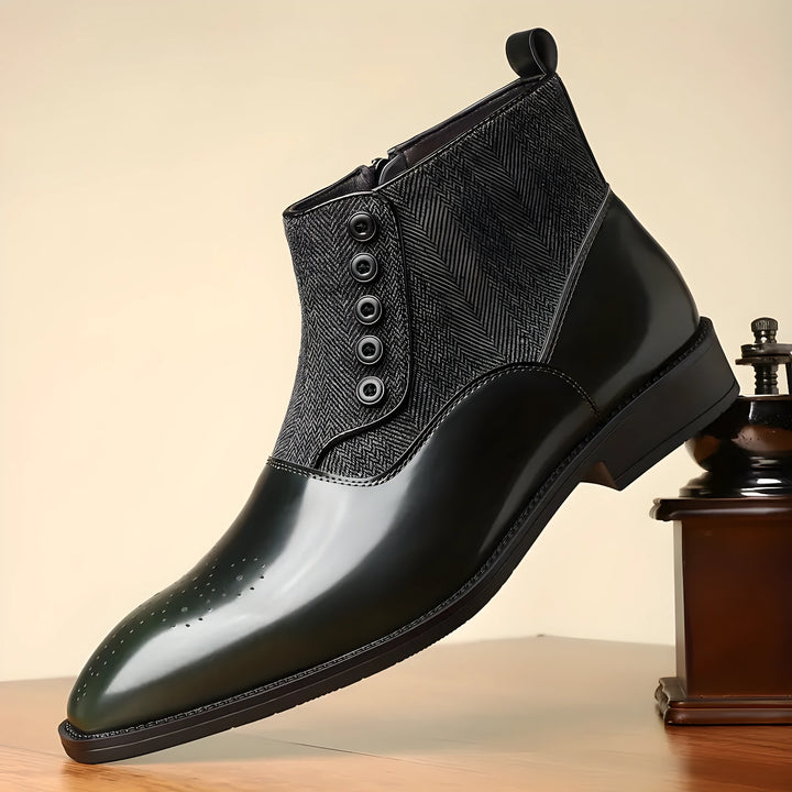 GERALD WENTWORTH CHELSEA LEATHER BOOTS