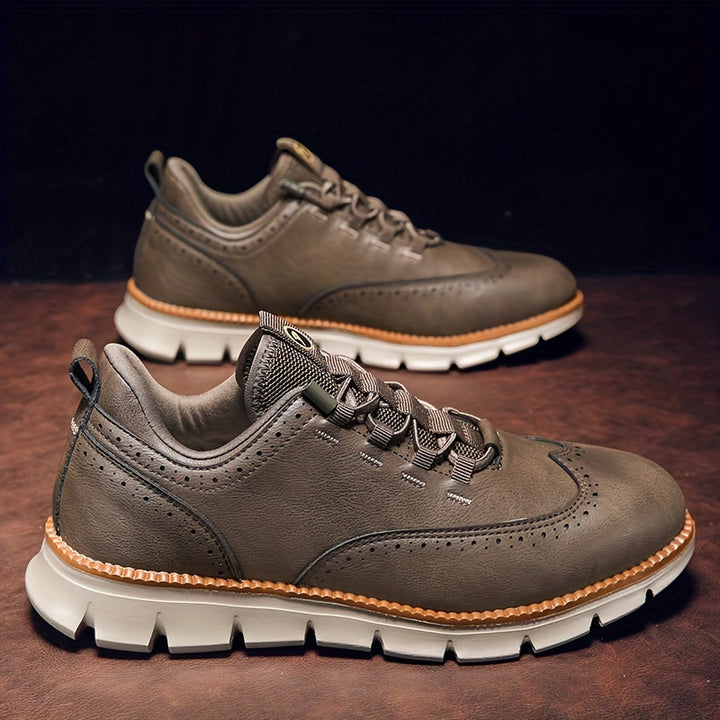 PHILIPP MÜLLER ERGONOMIC LEATHER SNEAKERS