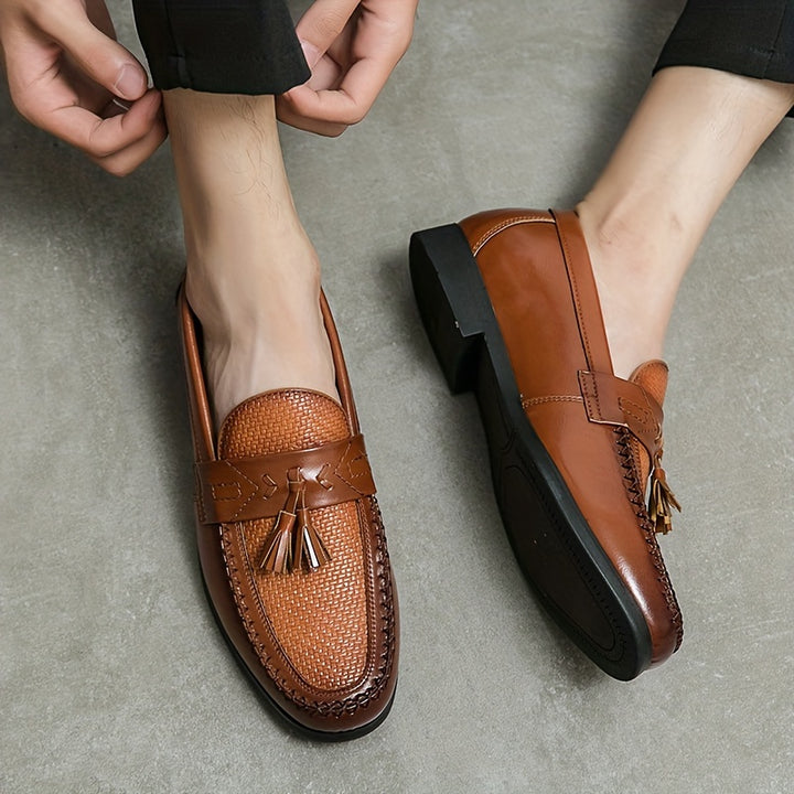 HERVÉ KÜHN LEATHER LOAFERS