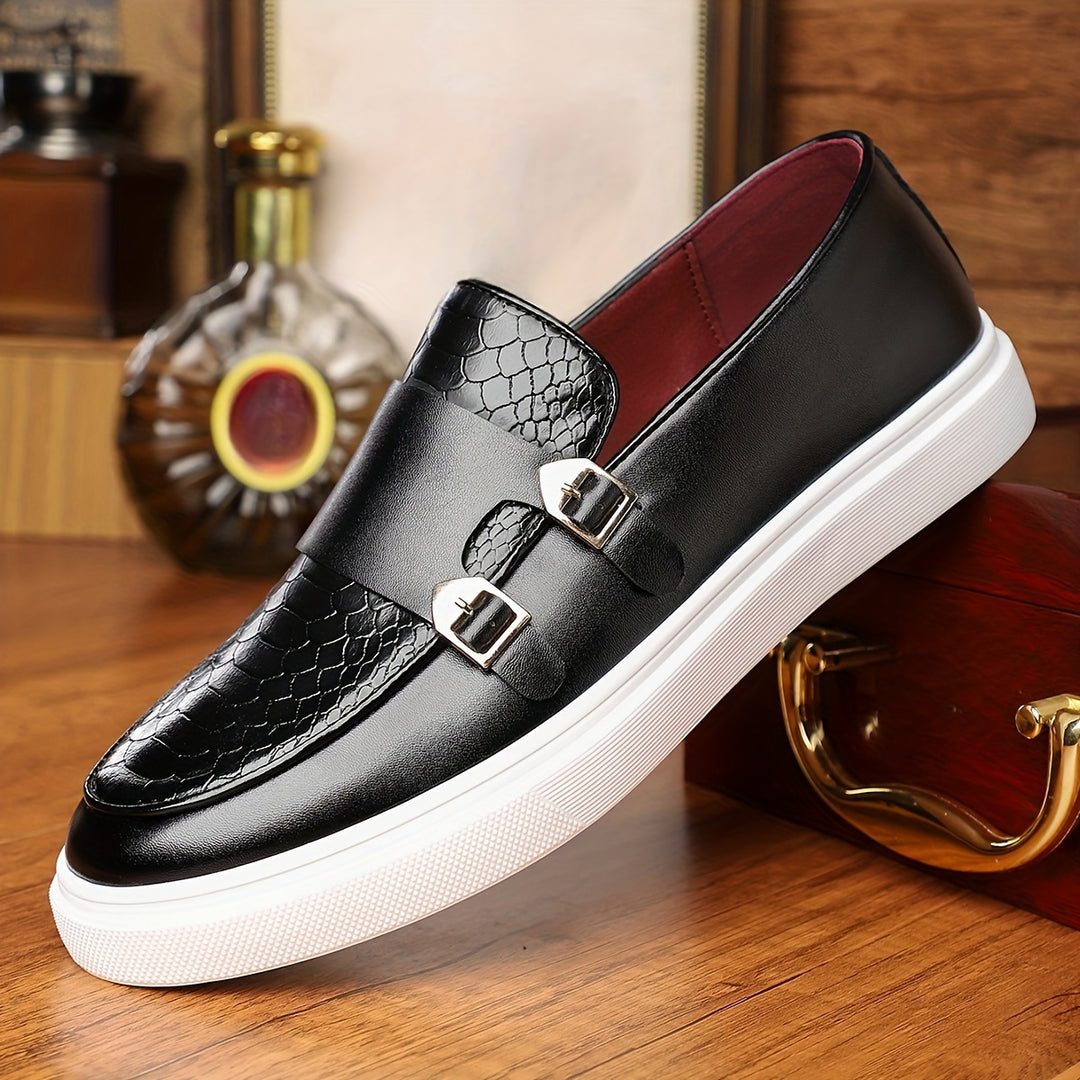 DAVIDE MANCINI LEATHER LOAFERS